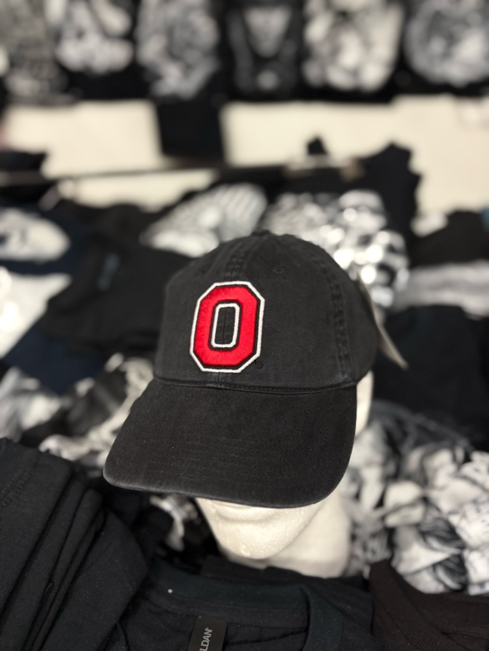 OSU Ohio State Cap with Red 'O' Patch